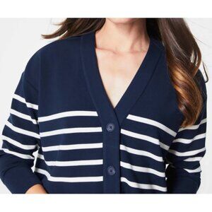 NWT Spanx Airessentials Striped Cardigan Small